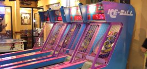 Skee ball and other arcade games at Players